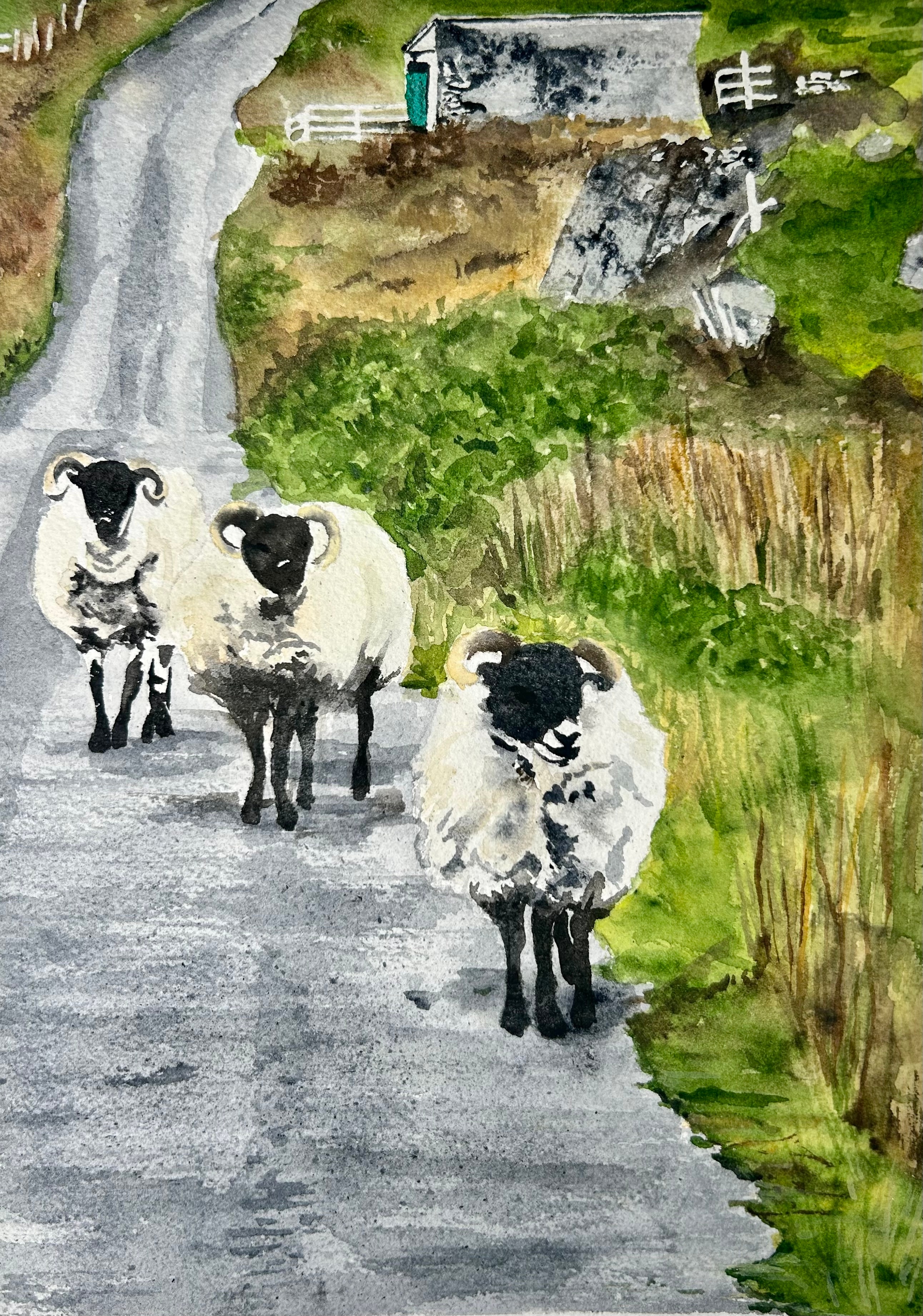 Returning Home — Original Watercolor by Linda Griffin